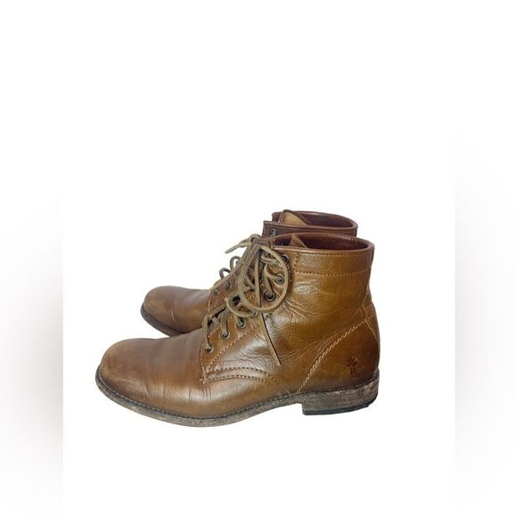 FRYE Men’s Tyler Lace-Up Boots Leather - Picture 4 of 12